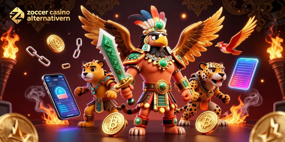 Zoccer casino alternativen: Erlebe die aufregende Welt des Spiels mit Azteken und Kryptowährungselementen.