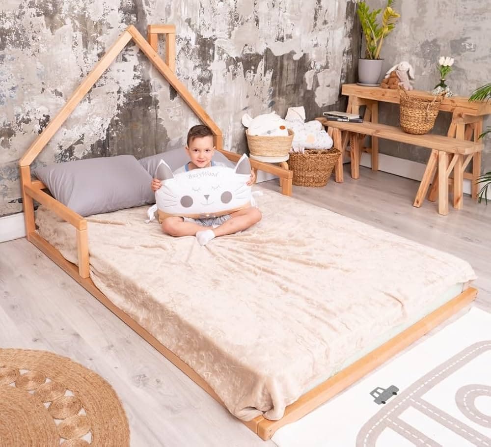 Das Bodenbett 120x200 von TiCAA im Kinderzimmer-Check