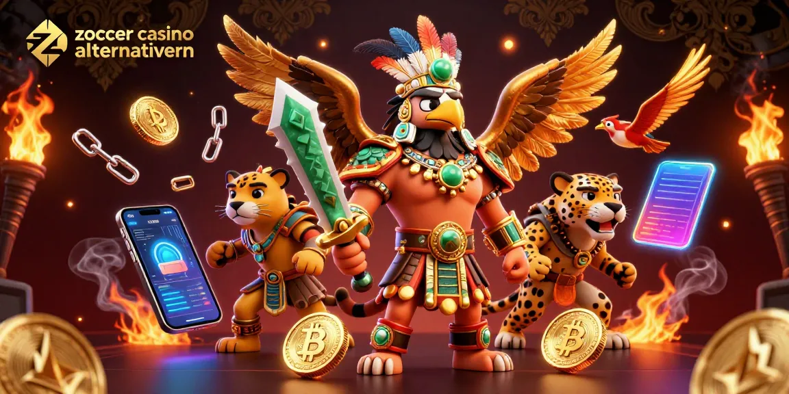 Zoccer casino alternativen: Erlebe die aufregende Welt des Spiels mit Azteken und Kryptowährungselementen.