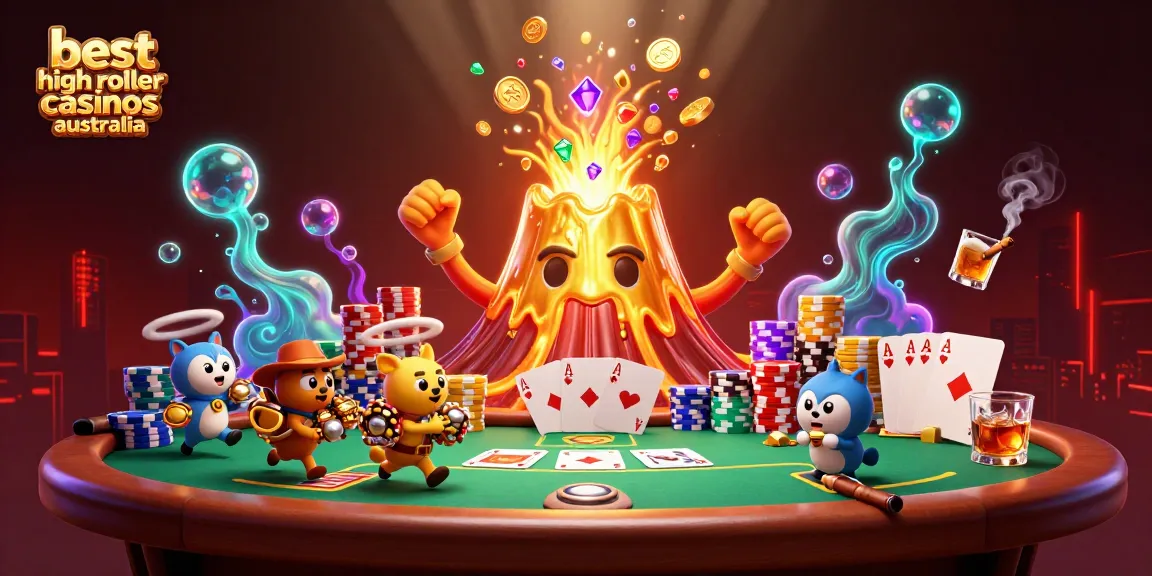 Experience the thrill at the best high roller casinos Australia, featuring vibrant poker scenes and treasures.