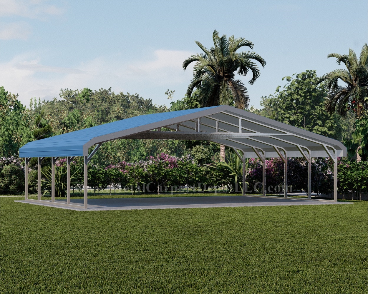 Carport Metall: Modernes Design trifft auf zuverlässigen Wetterschutz