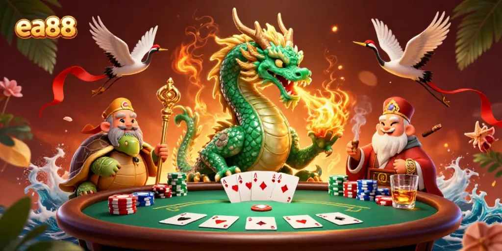 Experience the thrilling atmosphere of ea88 casino gaming with dynamic characters and vibrant scenes.