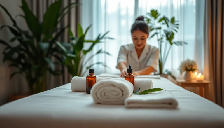 차분한 가정 환경에서 평택출장마사지를 제공하는 숙련된 치료사.